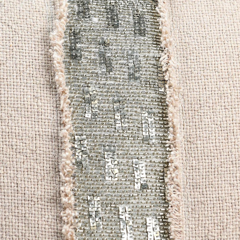RO Lira Natural/Silver 22x22 Pillow — view 6