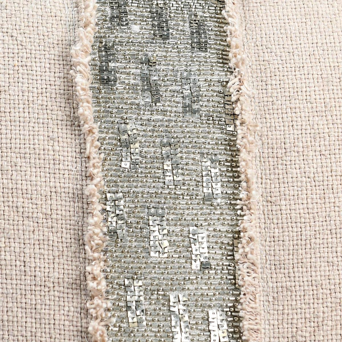 RO Lira Natural/Silver 22x22 Pillow — view 6