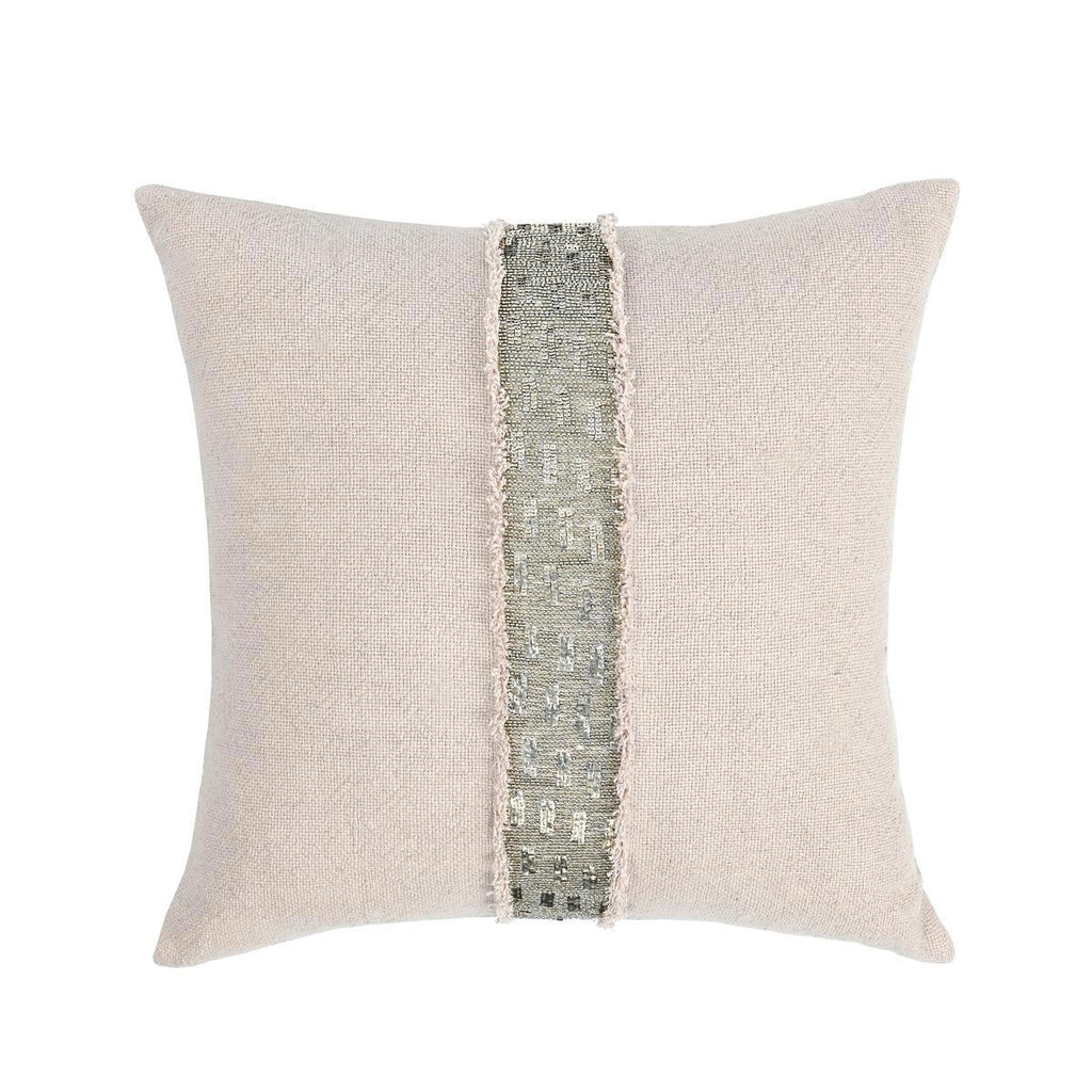 RO Lira Natural/Silver 22x22 Pillow