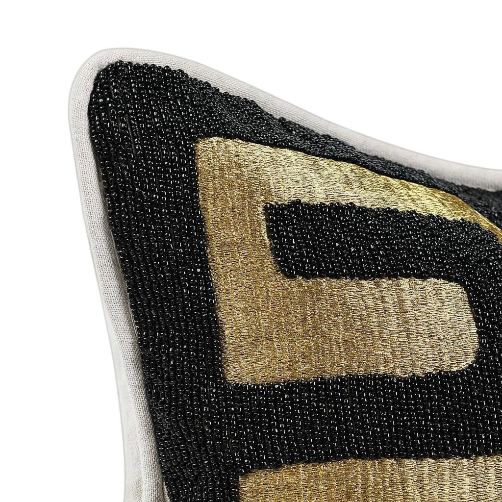 RO Dala Black/Gold 12x16 Pillow — view 6