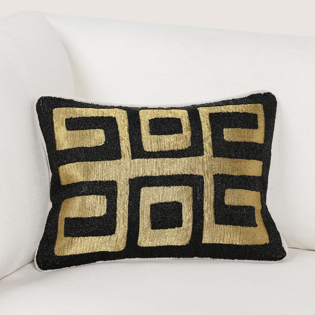 RO Dala Black/Gold 12x16 Pillow — view 2