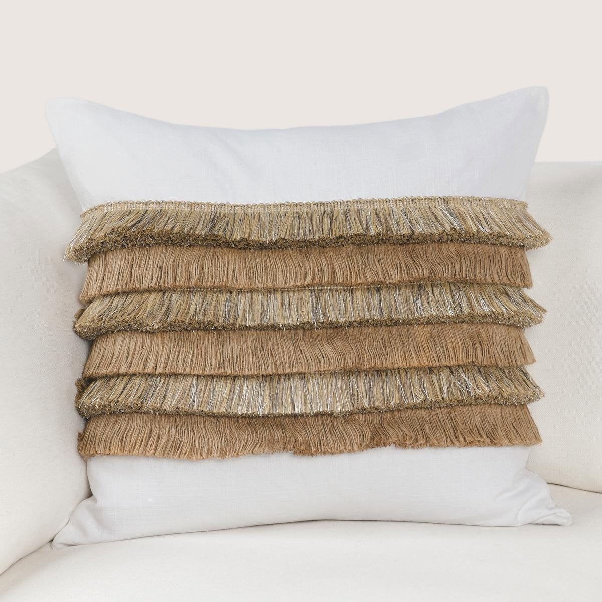 RO Safi Ivory/Natural 22x22 Pillow — view 2