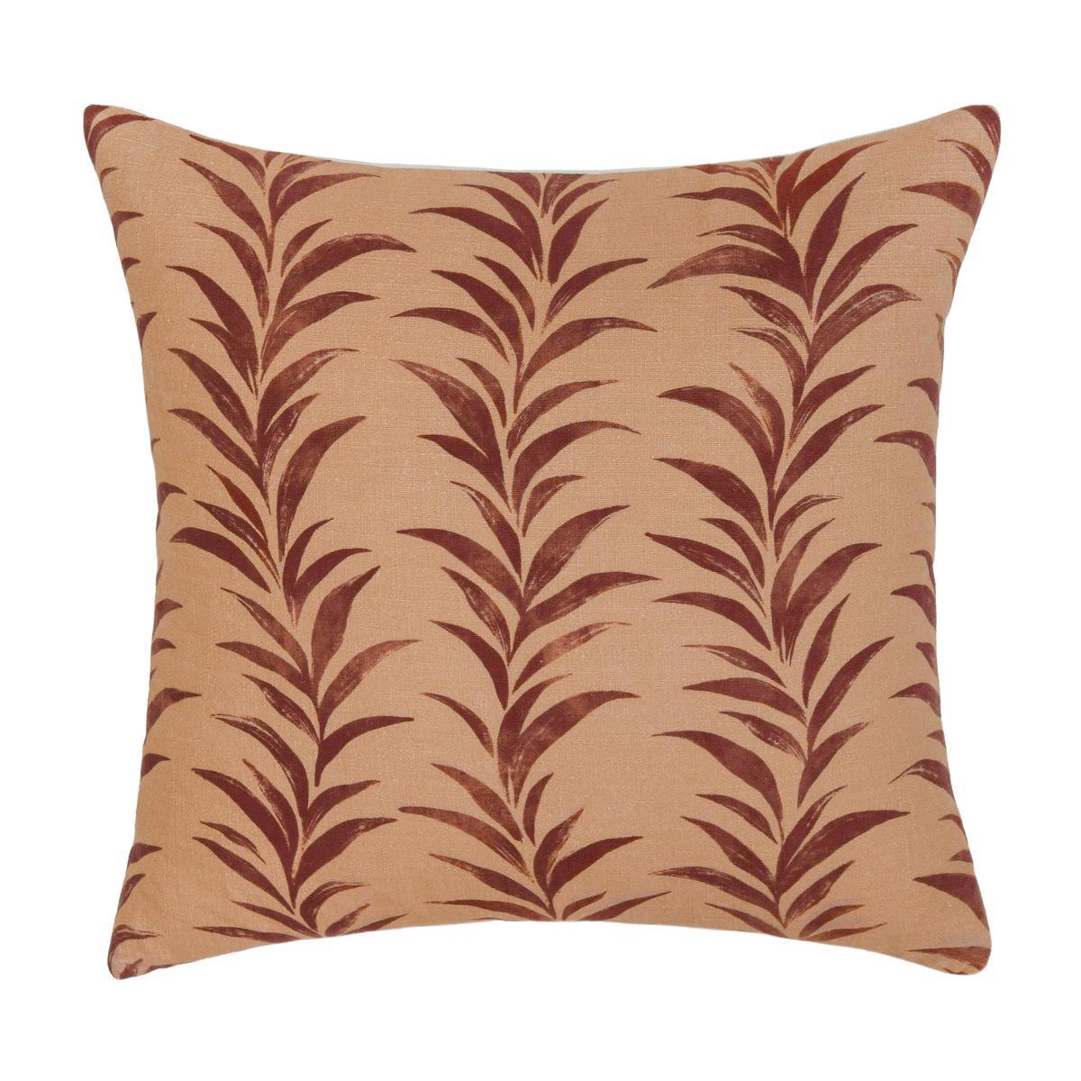 RO Alula Sienna/Burgundy 22x22 Pillow