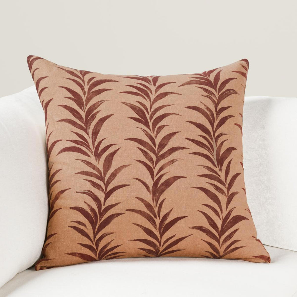 RO Alula Sienna/Burgundy 22x22 Pillow — view 2