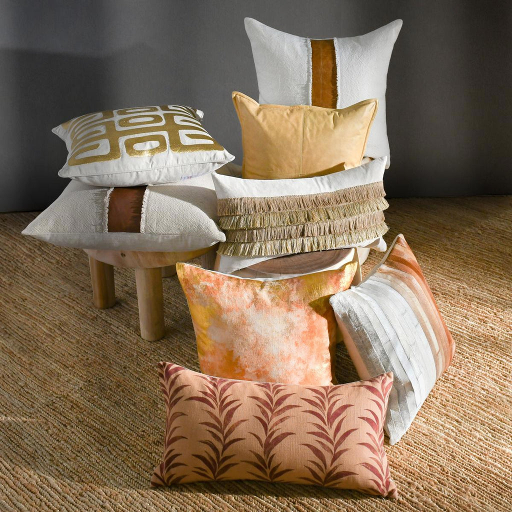 RO Alula Sienna/Burgundy 14x26 Pillow — view 2