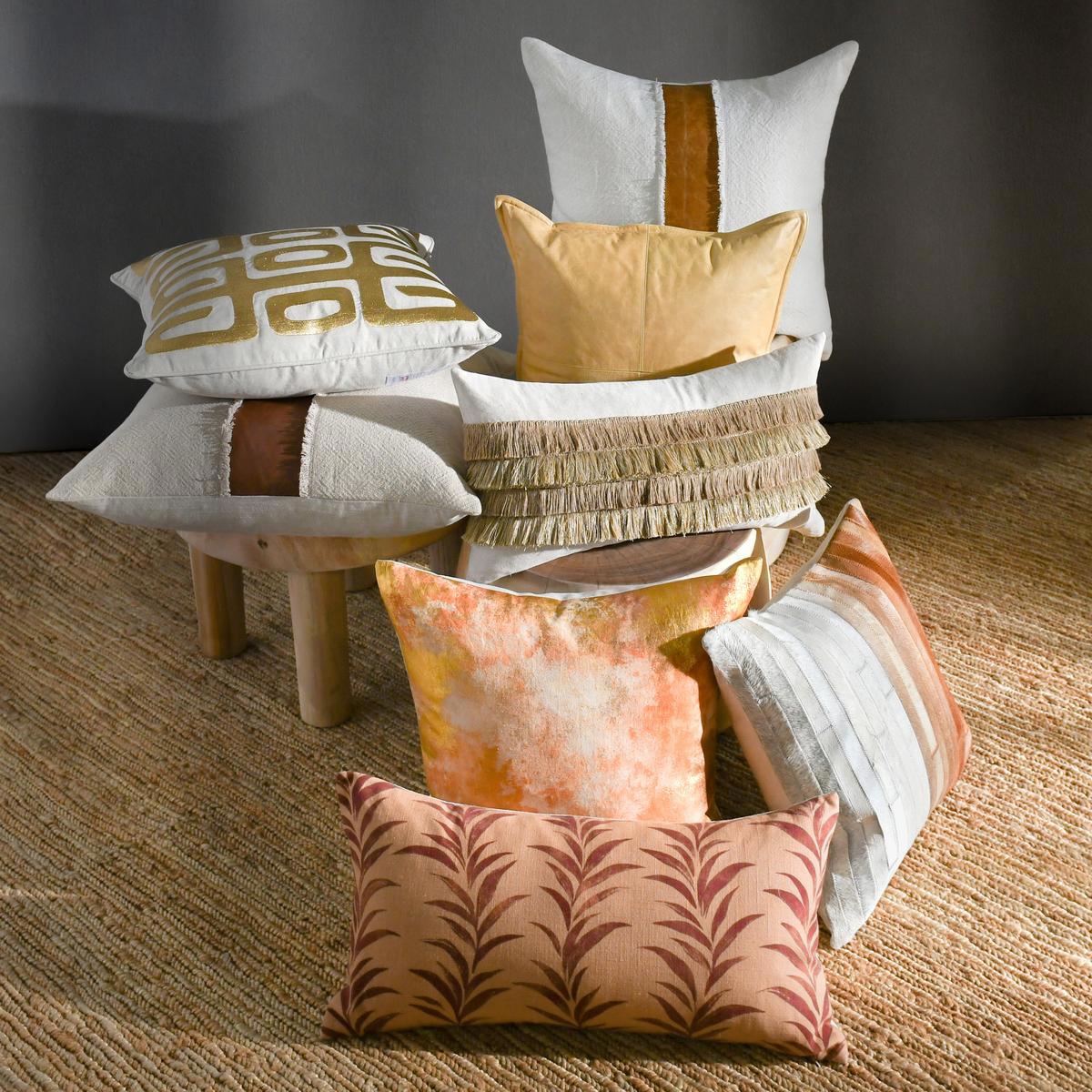 RO Alula Sienna/Burgundy 14x26 Pillow — view 2