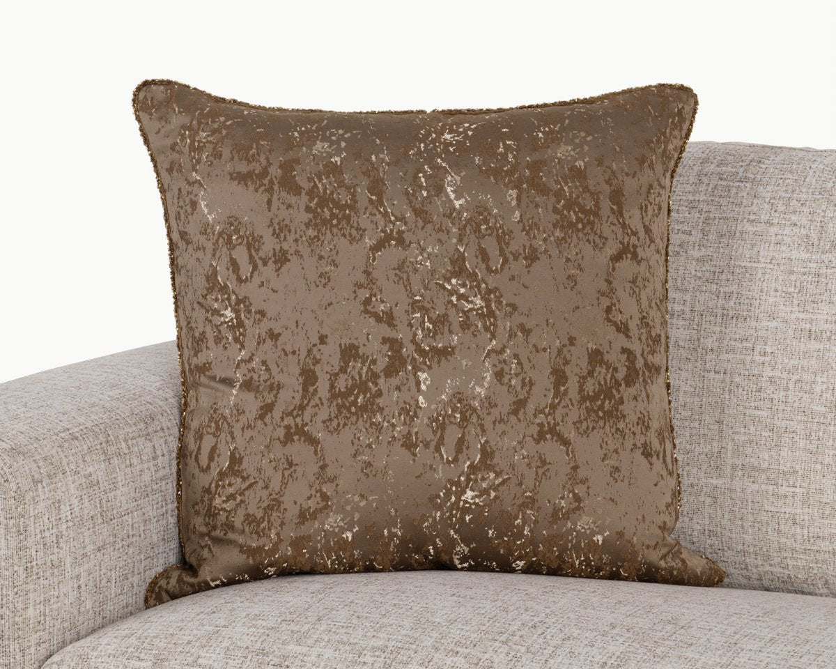 EQ Mica Bronze 22x22 Pillow — view 2