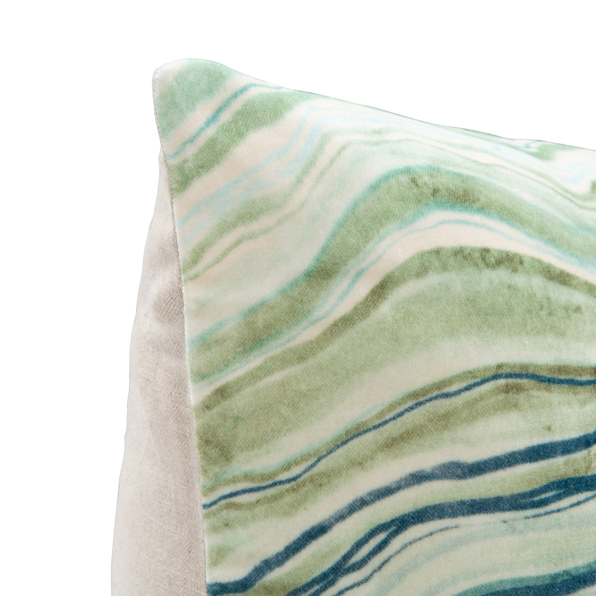 EQ Zircon Blue Multi 22x22 Pillow — view 6