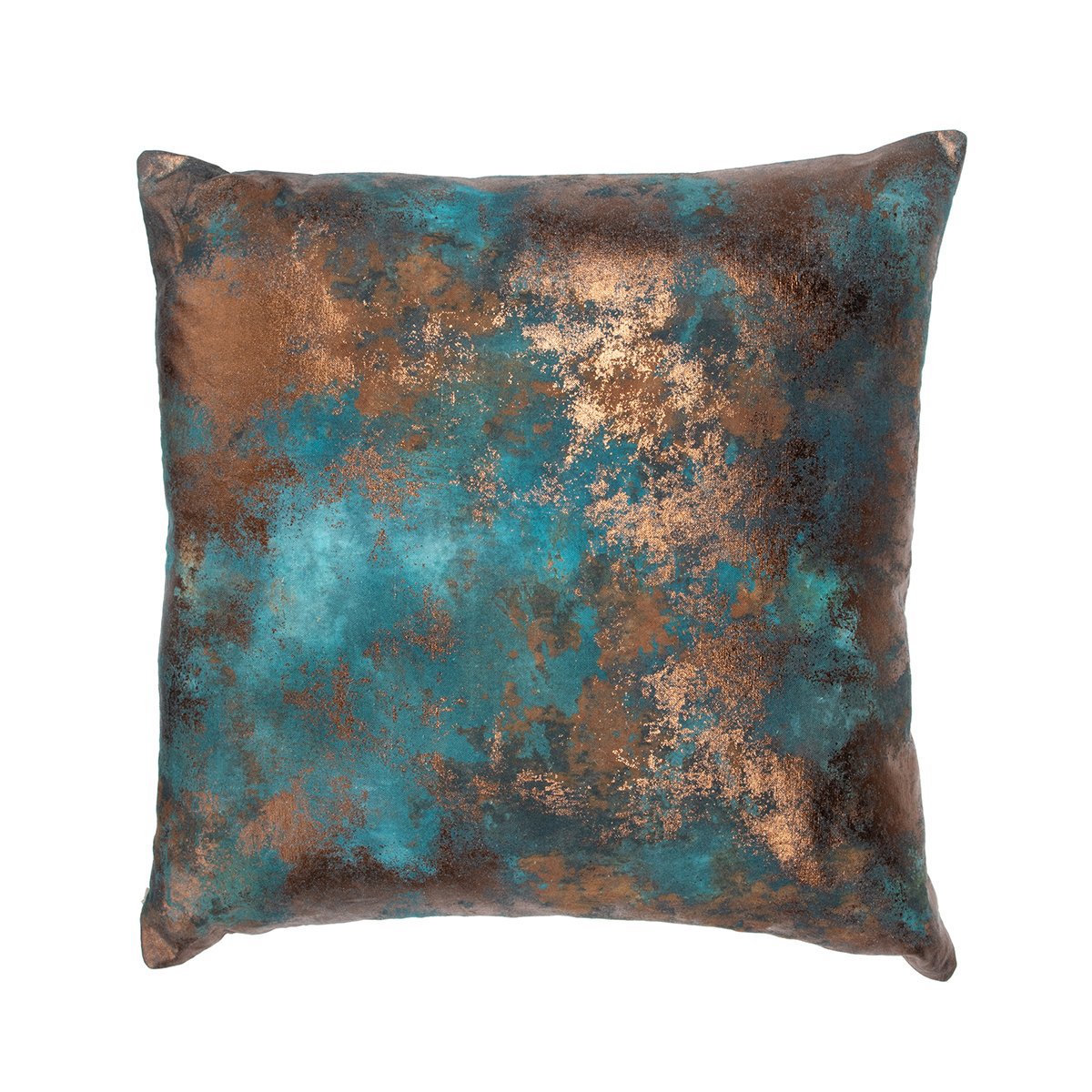 EQ Onara Teal/Antique Bronze 22x22 Pillow