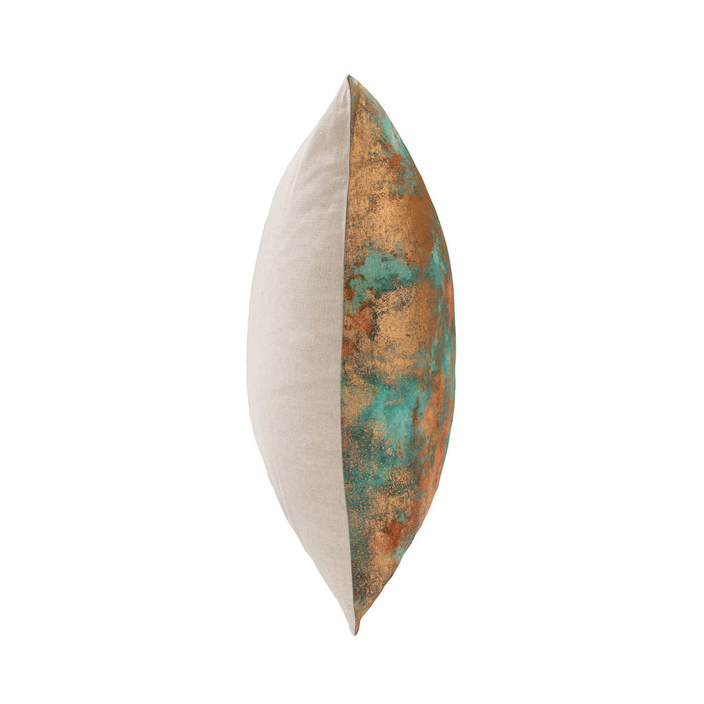 EQ Onara Turquoise/Copper 22x22 Pillow — view 4