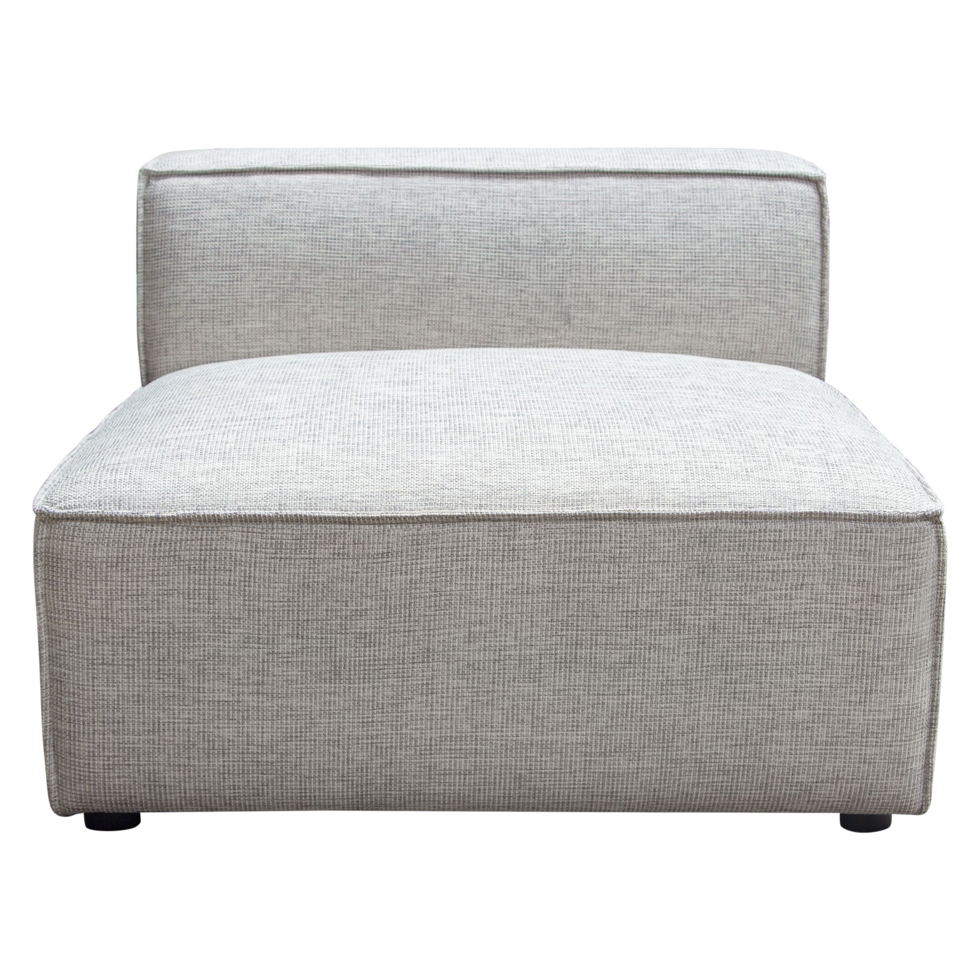 Vice Armless Chair in Barley Fabric by Diamond Sofa