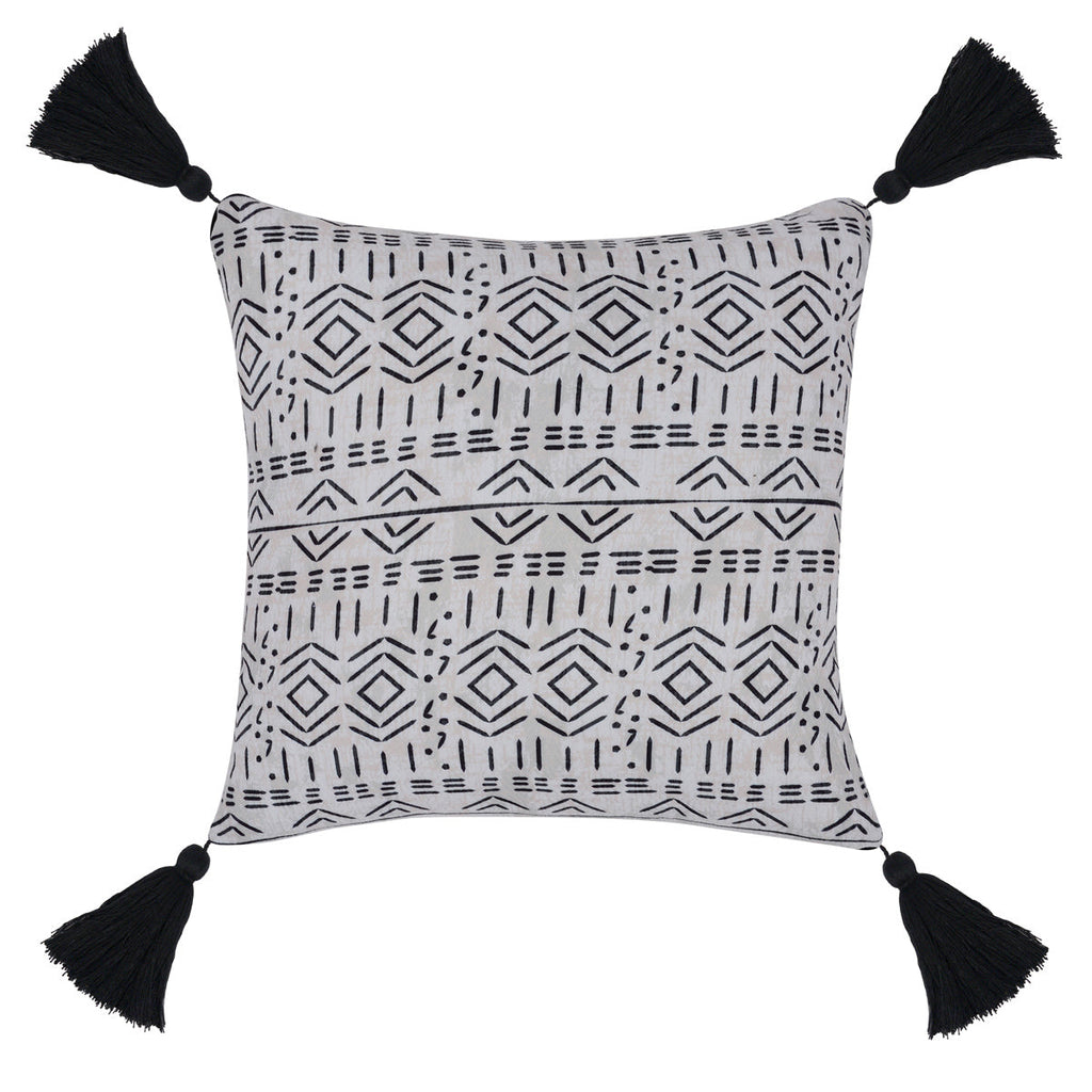 Indoor/Outdoor Zambia Natural 22x22 Pillow