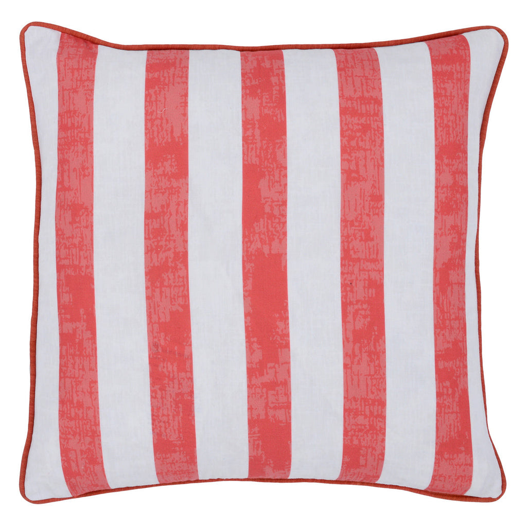 Indoor/Outdoor Milton Red 22x22 Pillow — view 2