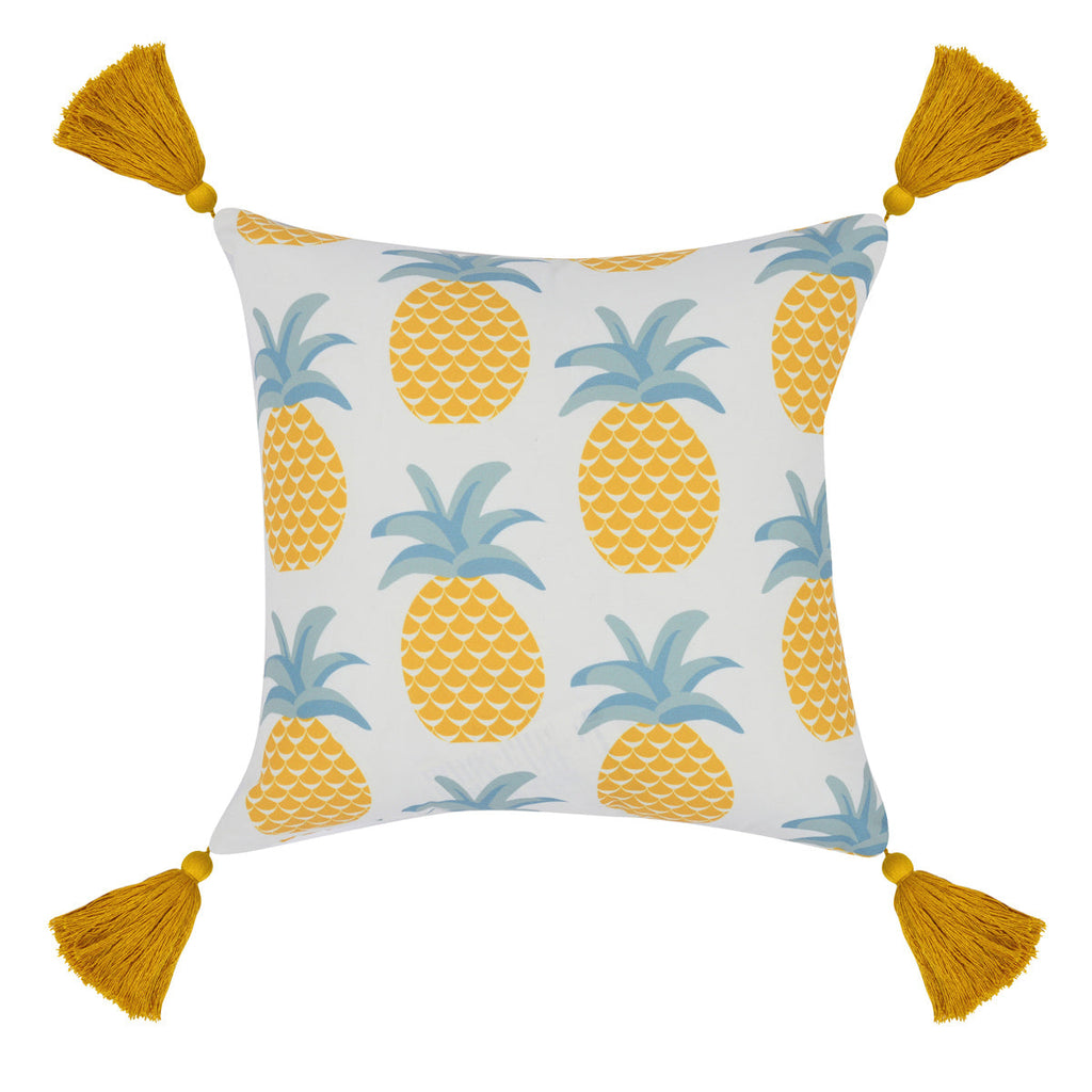 Indoor/Outdoor Sonoma Yellow Multi 18x18 Pillow