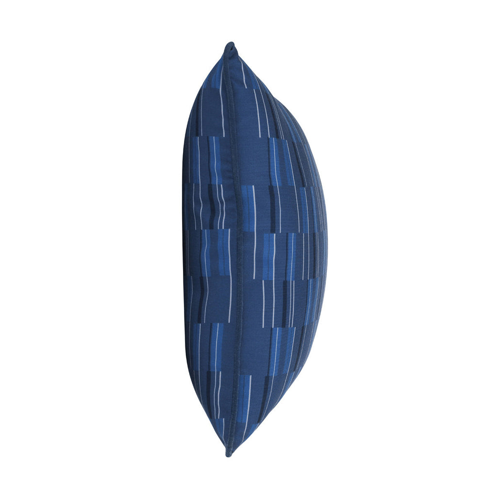 Indoor/Outdoor Nantucket Blue 22x22 Pillow — view 2