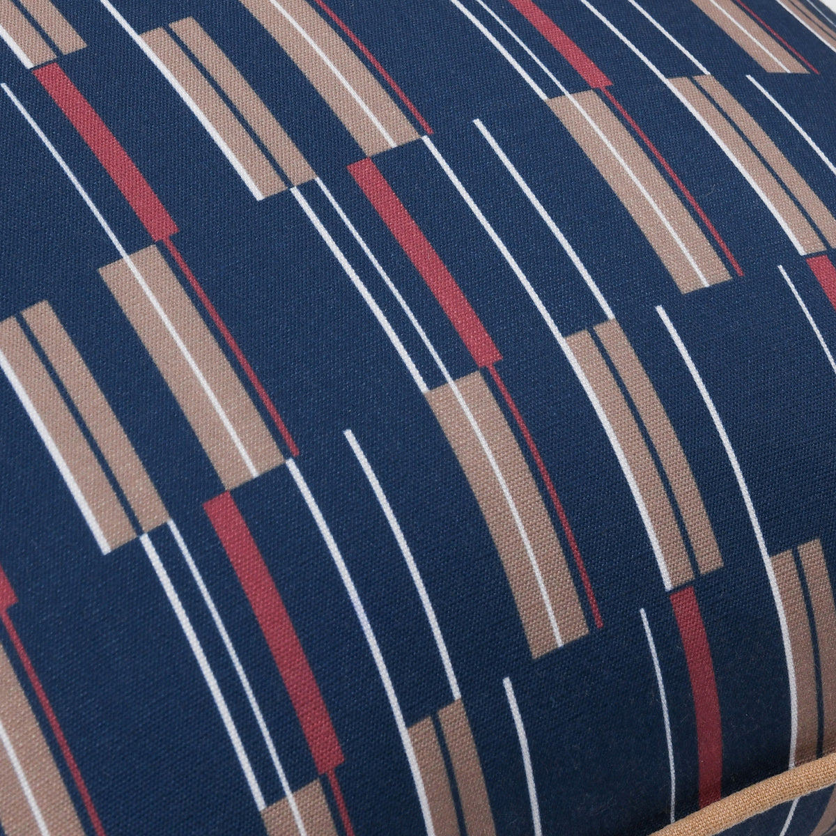 Indoor/Outdoor Nantucket Blue Multi 22x22 Pillow — view 3