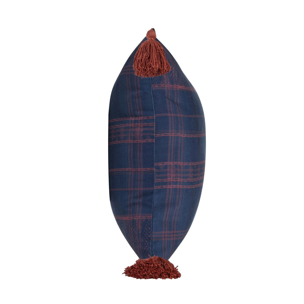 Indoor/Outdoor Cannon Dark Blue/Red 20x20 Pillow — view 2