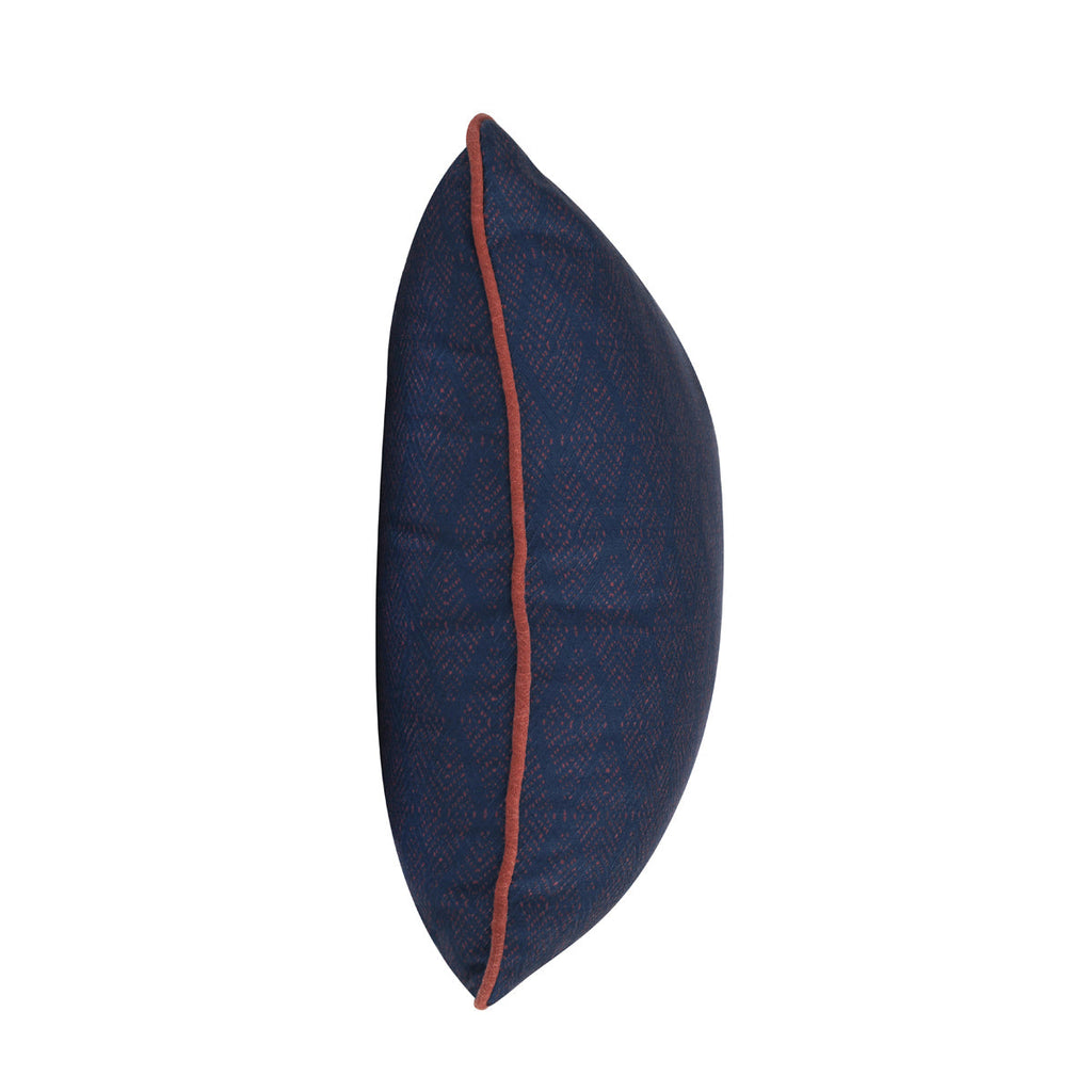Indoor/Outdoor Gulf Dark Blue/Red 22x22 Pillow — view 2