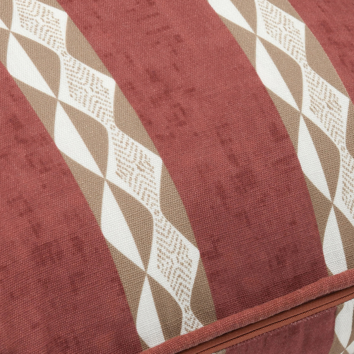 Indoor/Outdoor Delray Clay Red 18x18 Pillow — view 3