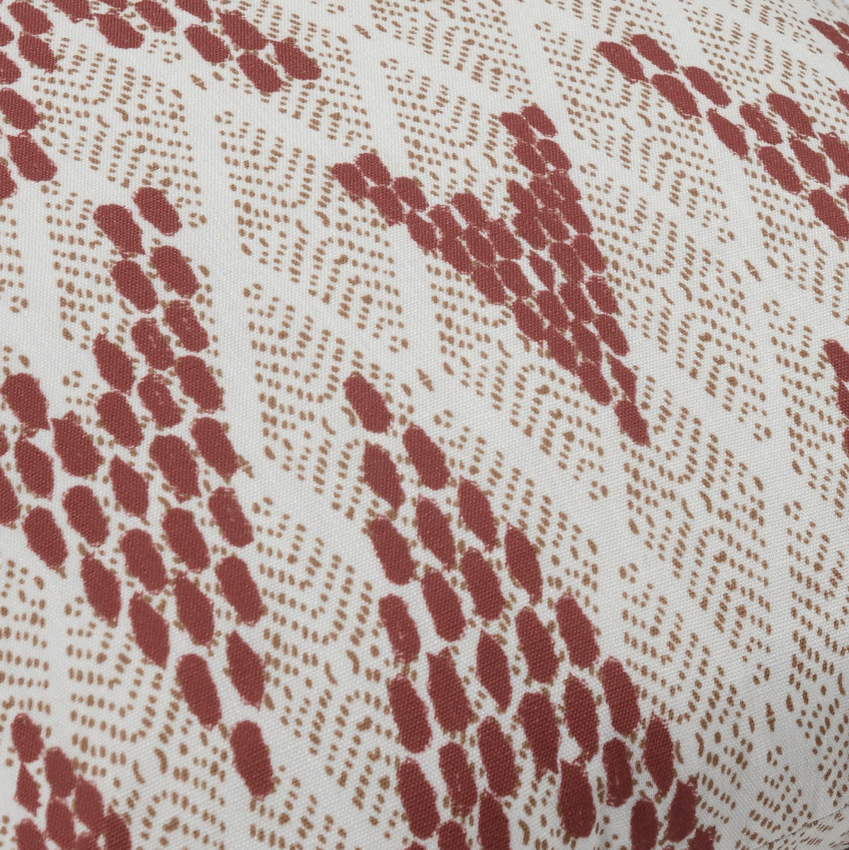 Indoor/Outdoor Sanibel Natural/Clay Red 20x20 Pillow — view 3