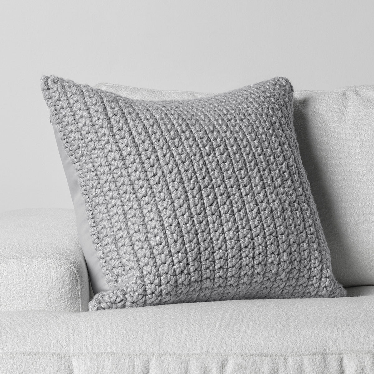 Performance Prism Light Gray 22x22 Pillow — view 3