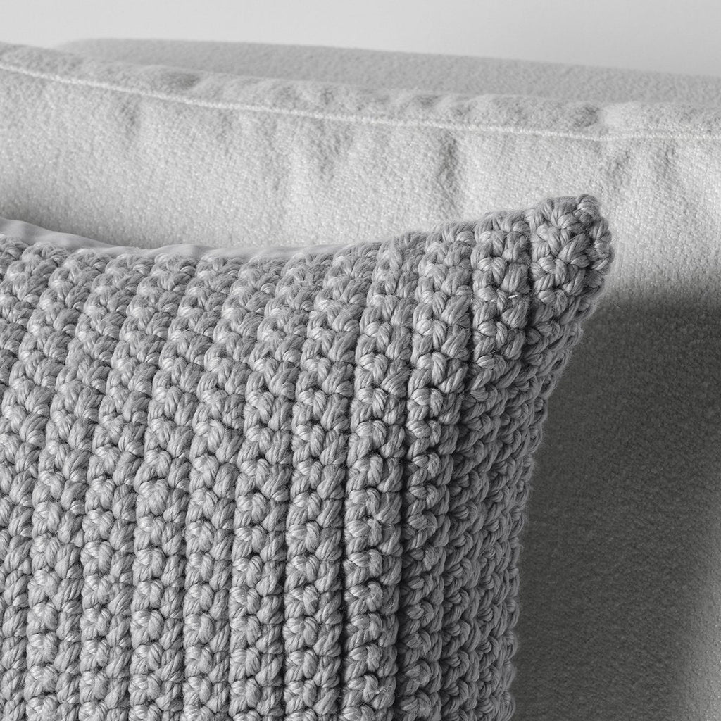 Performance Prism Light Gray 22x22 Pillow — view 4
