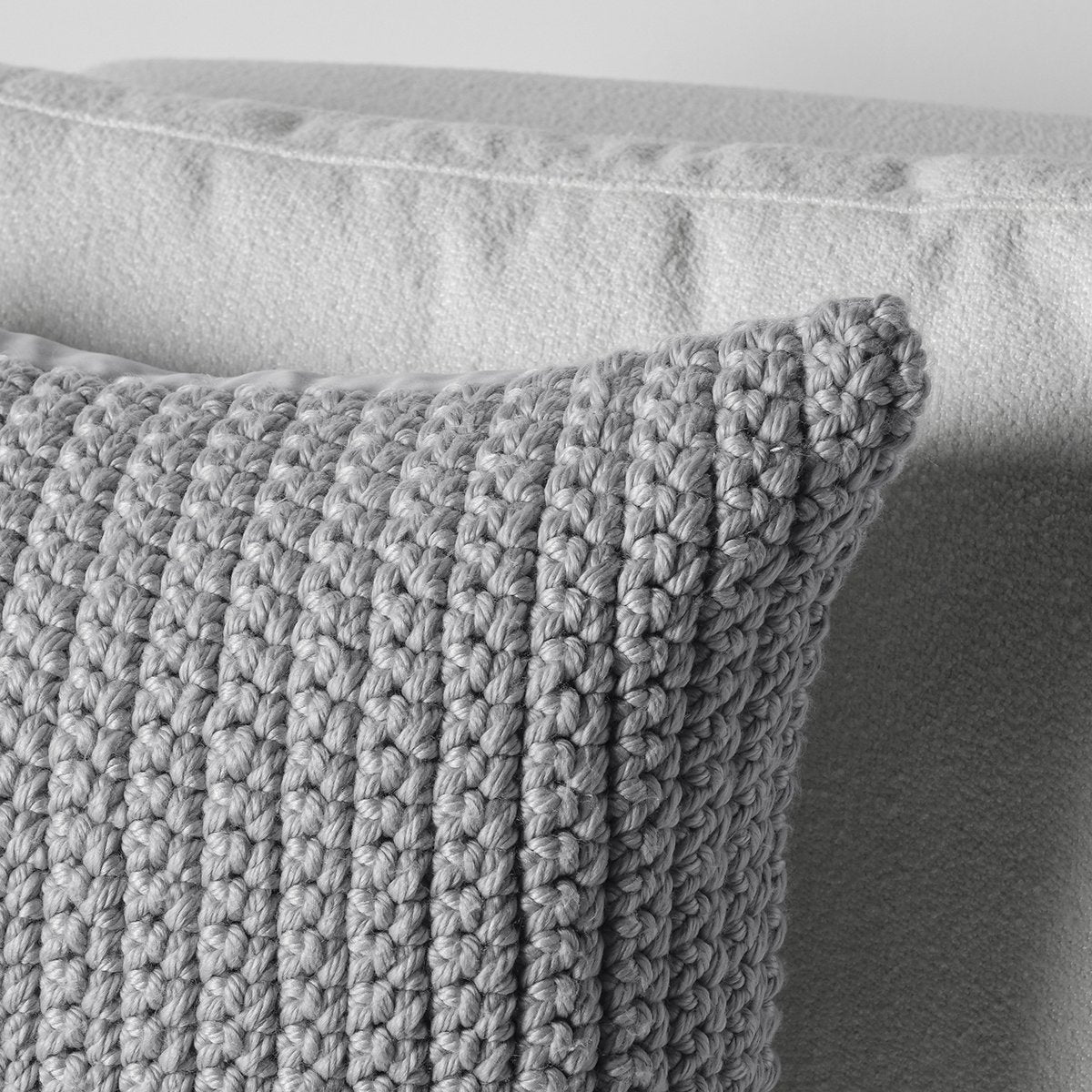 Performance Prism Light Gray 22x22 Pillow — view 4
