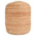 Madeira Jute Natural Pouf 18x18x18
