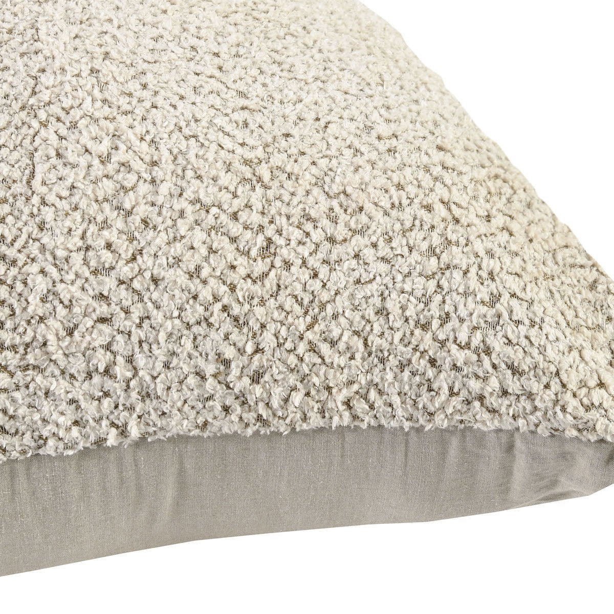 Maris Ivory/Natural Floor Cushion 36x36 Pouf — view 2