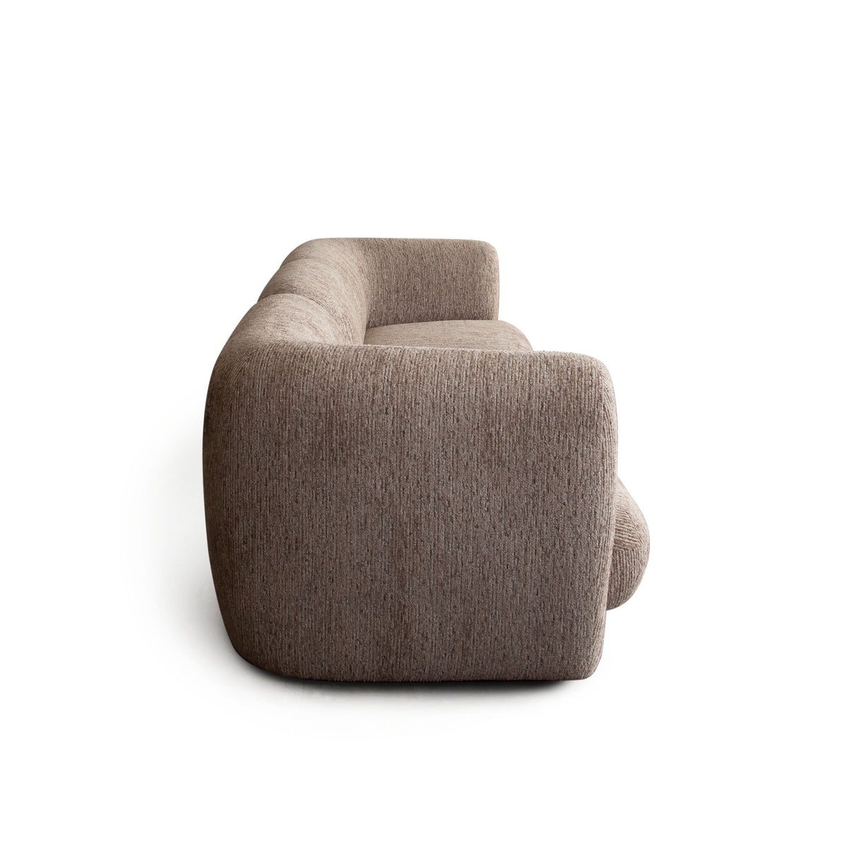 Wren 3PC Modular Sofa in Bark Polyester Fabric by Diamond Sofa