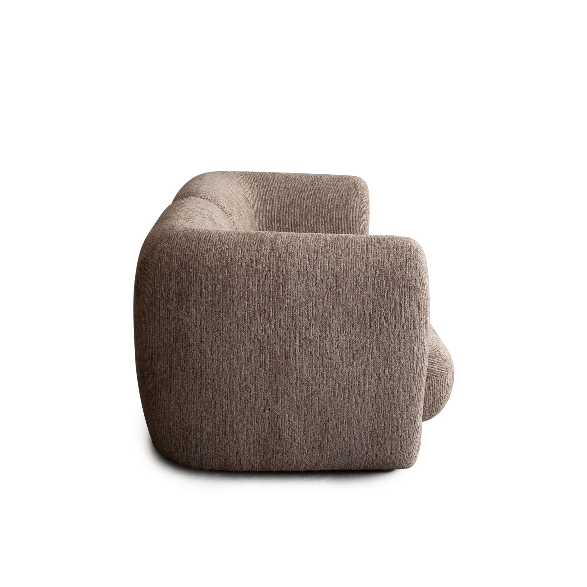 Wren 2PC Modular Sofa in Bark Polyester Fabric by Diamond Sofa