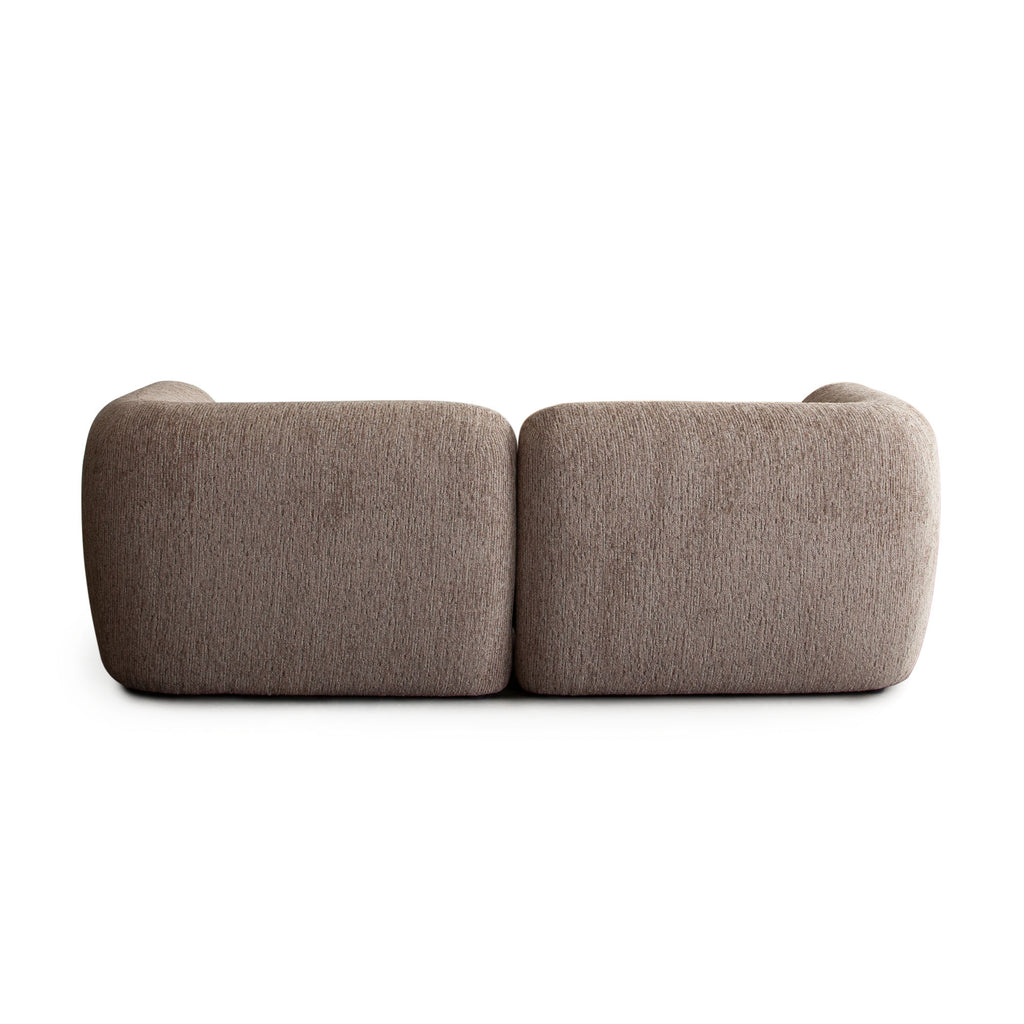 Wren 2PC Modular Sofa in Bark Polyester Fabric by Diamond Sofa