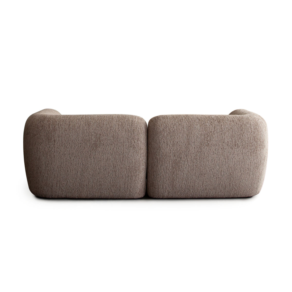 Wren 2PC Modular Sofa in Bark Polyester Fabric by Diamond Sofa