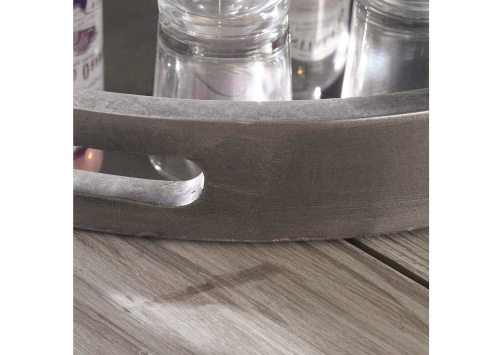 19997 Uttermost Bechet Round Silver Tray