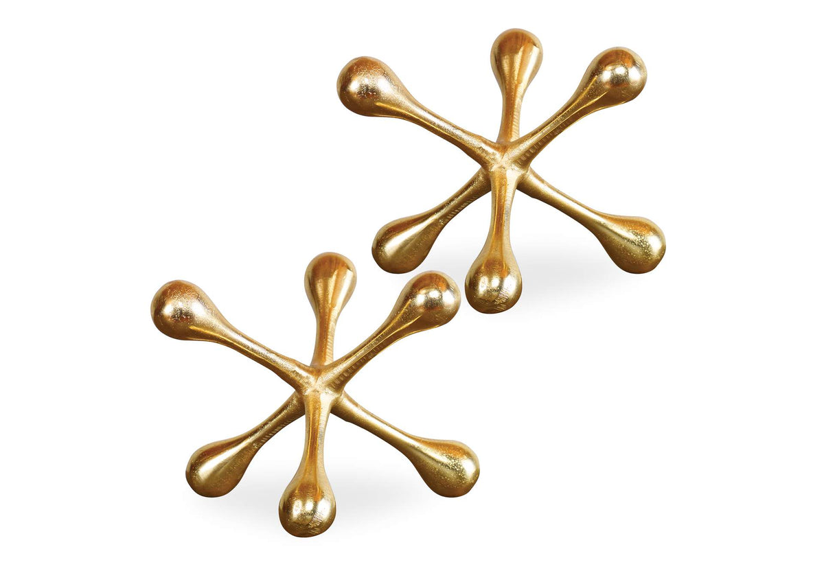 18964 Uttermost Harlan Brass Objects Set