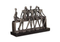 18991 Uttermost Camaraderie Aged Silver Figurine