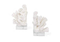 17549 Uttermost Charbel White Bookends, Set
