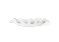 17965 Uttermost Ruffled Feathers Modern White Bowl