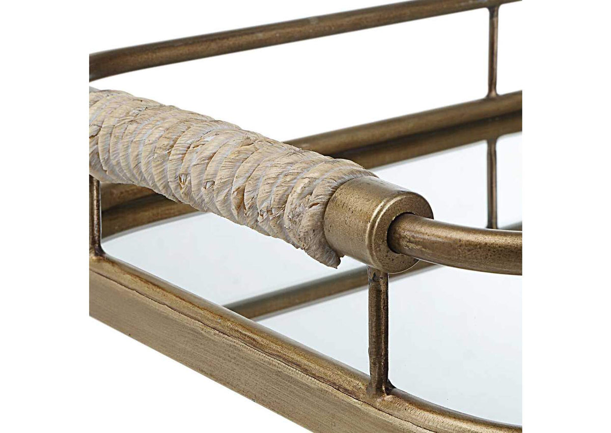 18014 Uttermost Rosea Brushed Gold Trays