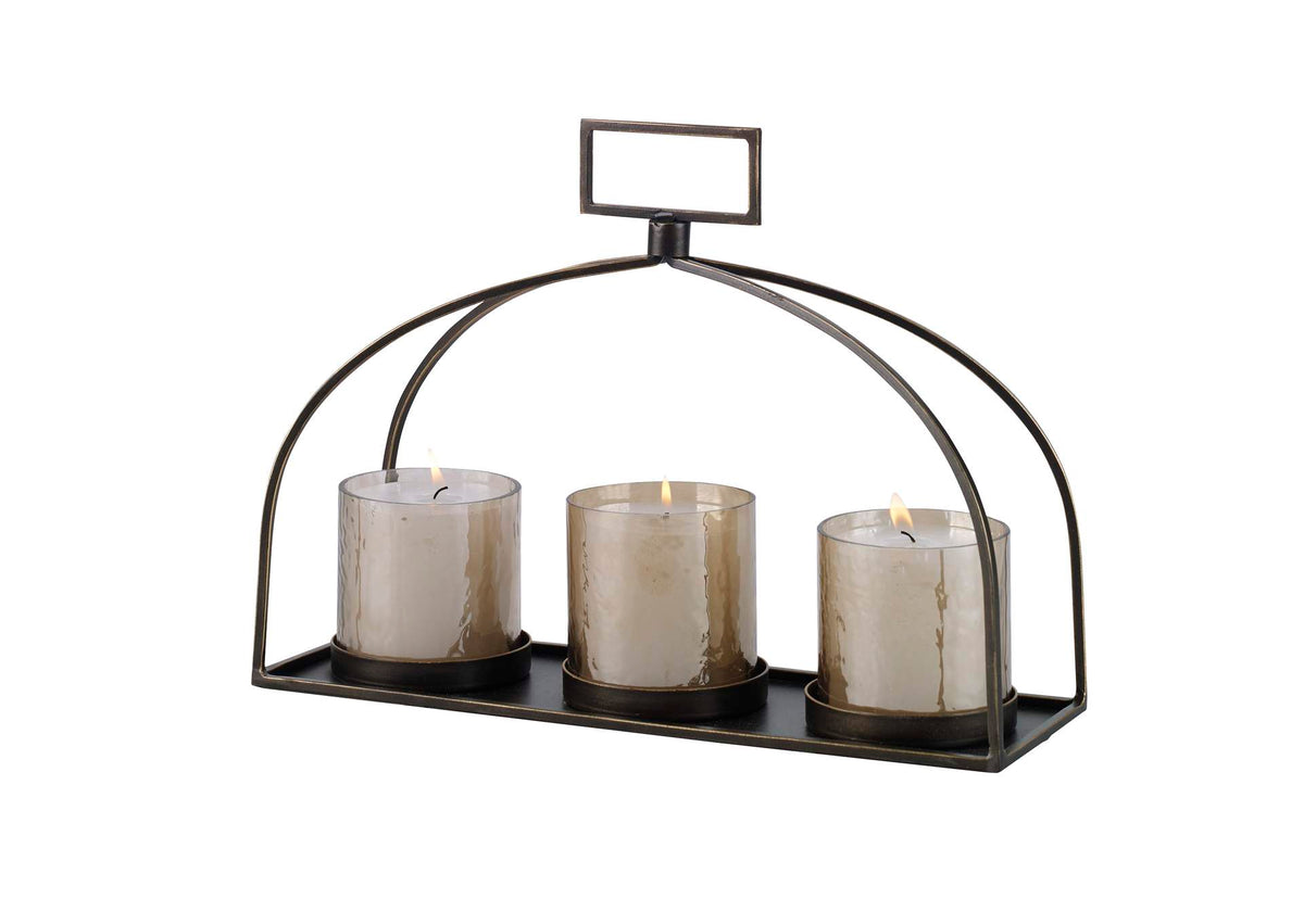 18040 Uttermost Riad Triple Candleholder