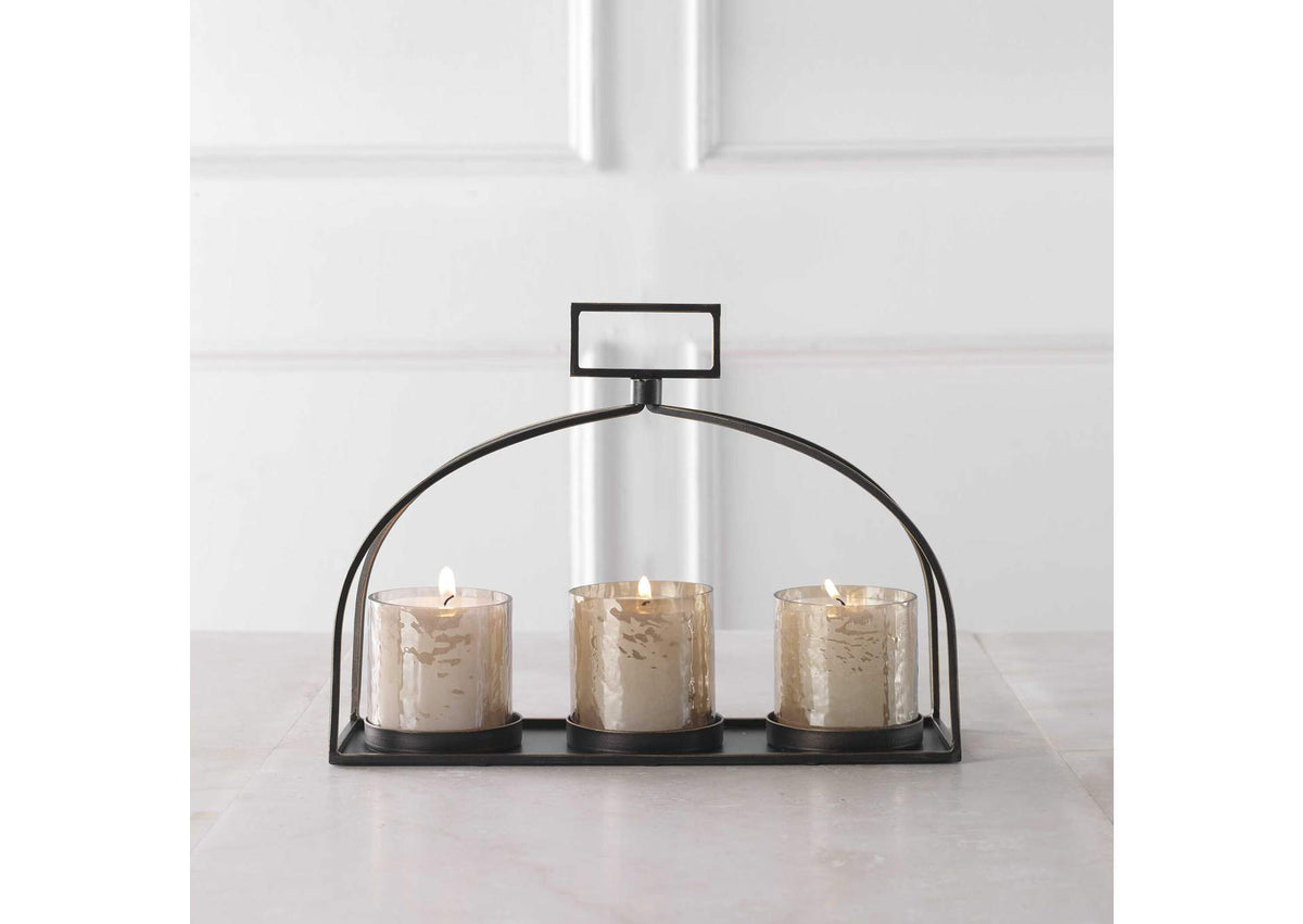 18040 Uttermost Riad Triple Candleholder