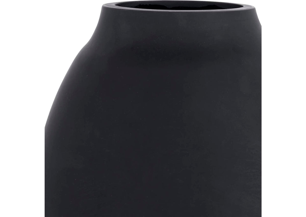 18068 Uttermost Hearth Matte Black Vases, Set