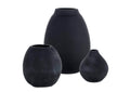 18068 Uttermost Hearth Matte Black Vases, Set