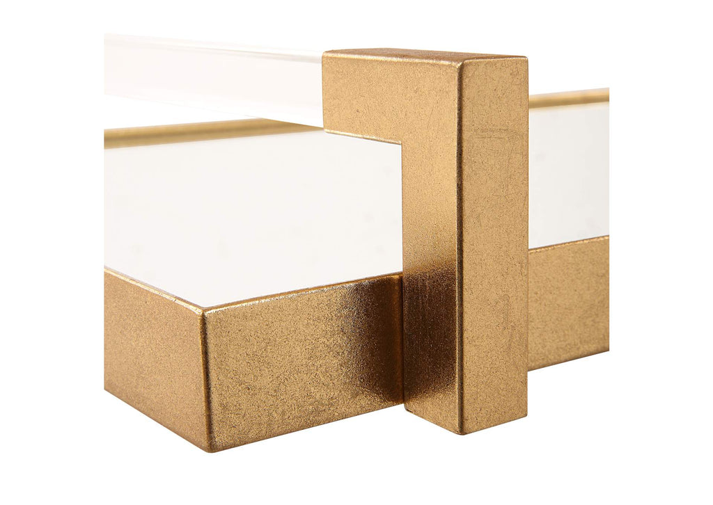18083 Uttermost Deki Gold Mirrored Tray