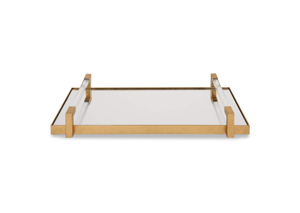 18083 Uttermost Deki Gold Mirrored Tray
