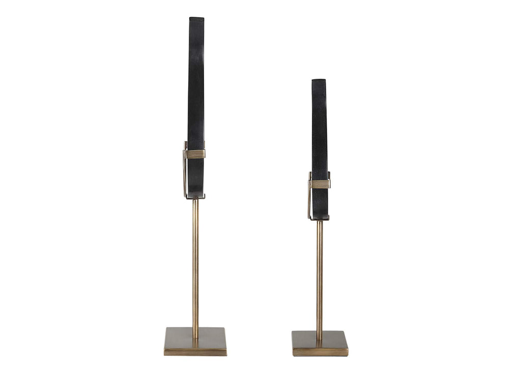 18136 Uttermost Black Flame Sculptures