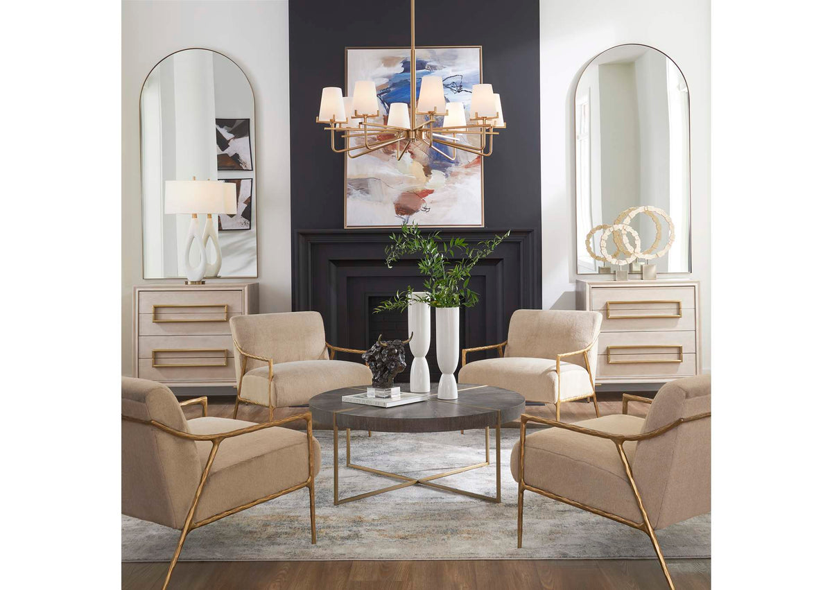 18138 Uttermost Kimist White Vases