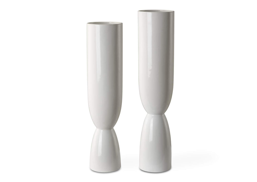 18138 Uttermost Kimist White Vases