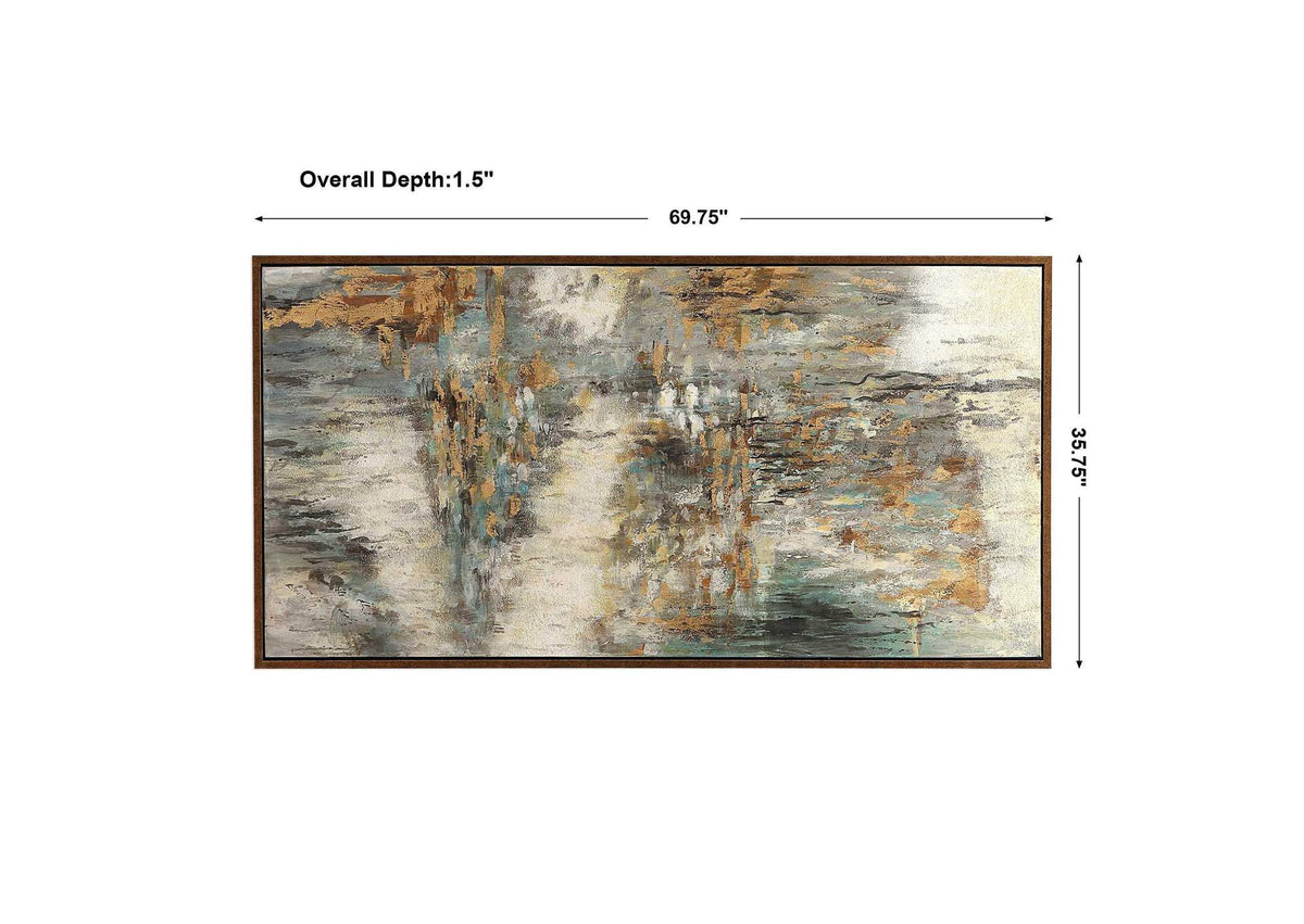 31414 Uttermost Behind The Falls Abstract Art