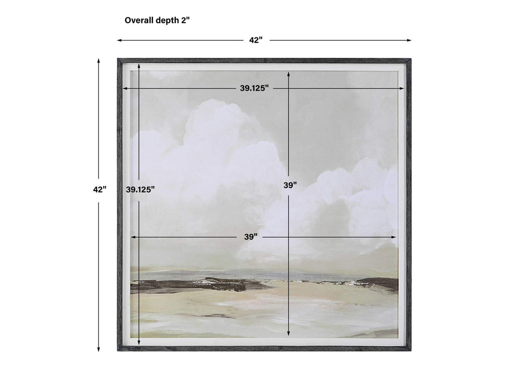 41443 Uttermost Soft Clouds Framed Print